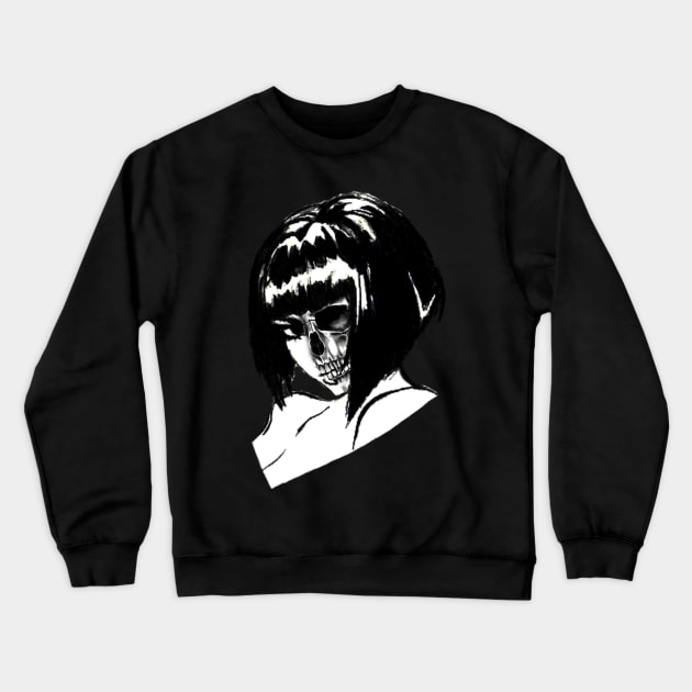 Skull Beaute Crewneck Sweatshirt by dezzydcreates